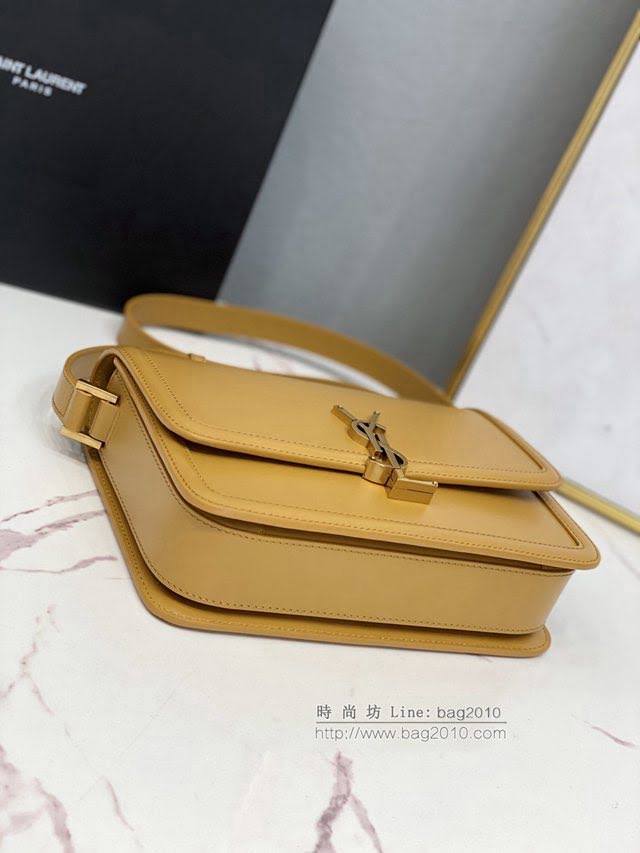 YSL爆款女士包包 聖羅蘭經典款MONOGRAM金屬旋扣大號郵差包 YSL肩背斜挎包 634305  jjh1081
